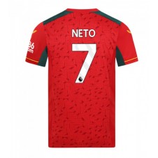 Wolves Pedro Neto #7 Bortatröja 2023-24 Korta ärmar